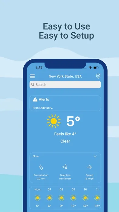 Dark Sky Tech Weather App应用截图